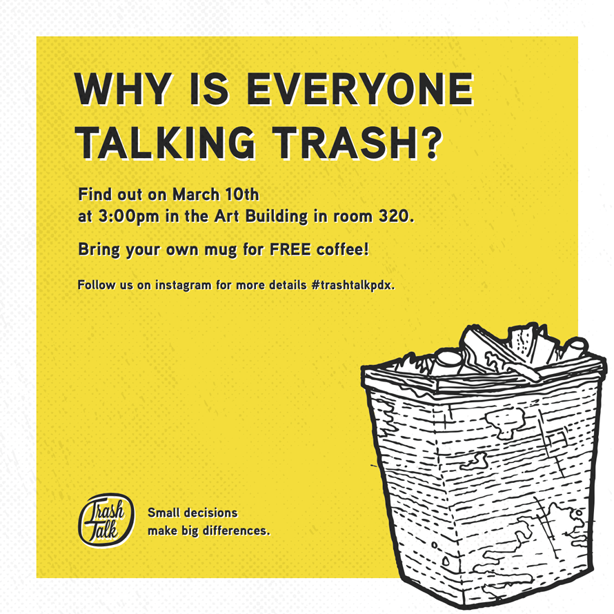 Trash Talk flyer